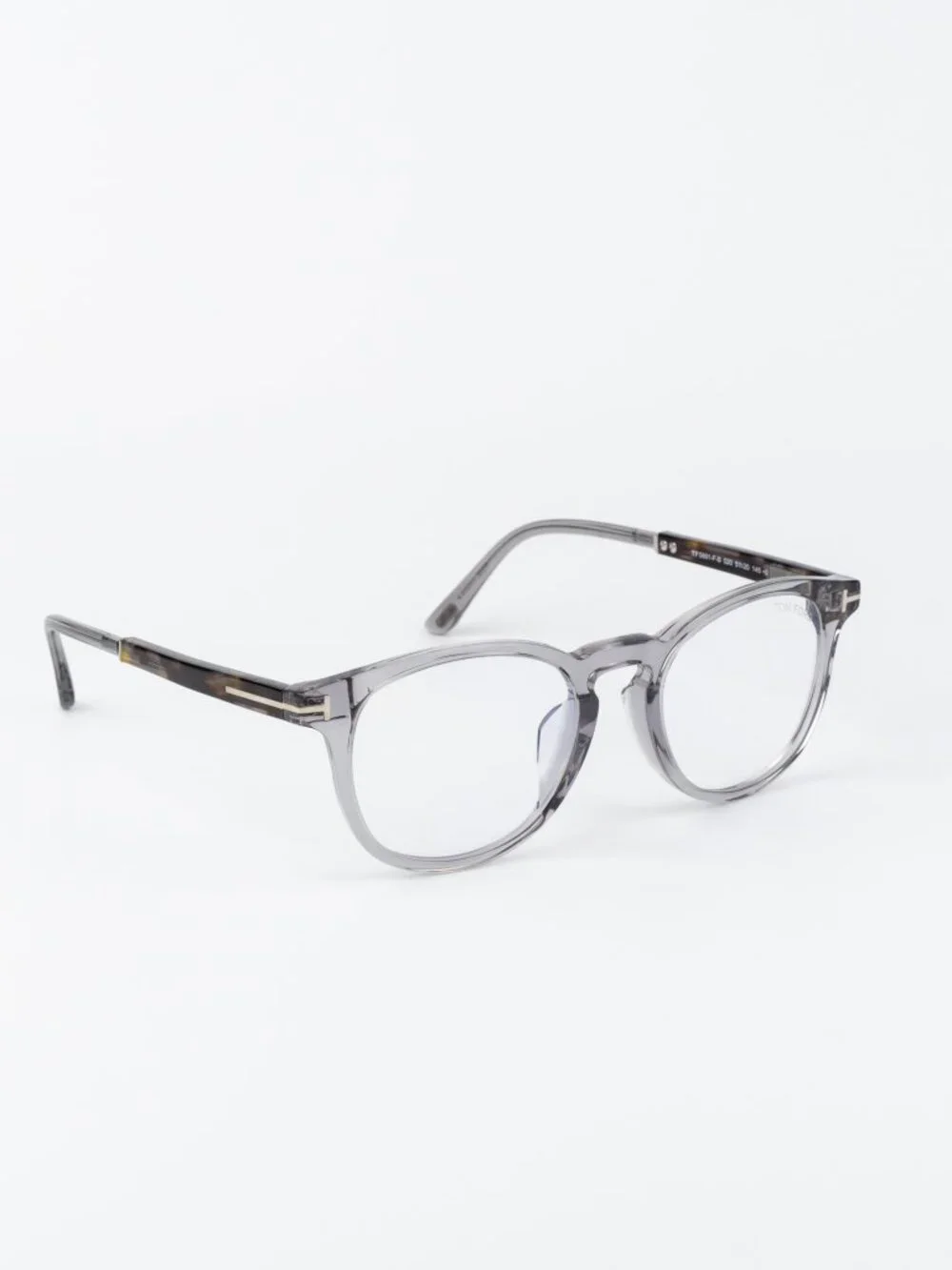 Tom Ford Women Eyeglasses Grey Round FT5891-F-B 020 NEW AUTHENTIC